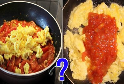 Làm trứng sốt cà chua, cho trứng hay cà chua vào trước? Làm sai thì không còn ngon nữa
