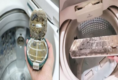 Máy giặt xài lâu ngày tích đầy cặn bẩn, dùng cách này để máy sạch tinh không cần gọi thợ