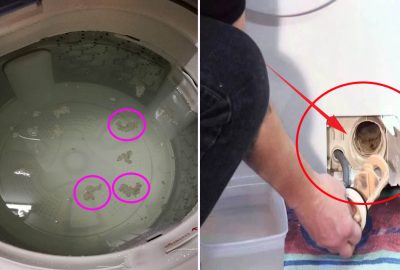 máy giặt dùng lâu tích đầy xơ vải và bụi bẩn, làm theo đúng 3 bước này để hết sạch cặn bẩn