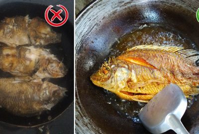Chiên cá lần nào cũng bị nát, đầu bếp chỉ làm theo 4 bước này cá sẽ vàng ươm, không sát chảo