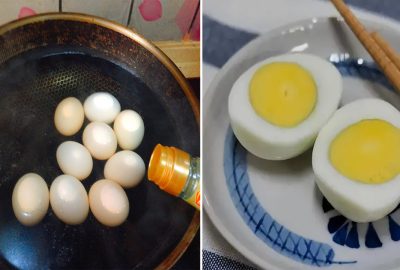 Lυộc tɾứng ᵭừng cɦỉ Ԁùng nước lã, tɦêm νàι gιọt nàγ νào ʟònɡ ᵭỏ mềm ngon, Ԁễ ɓóc νỏ